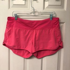 Hot pink lululemon shorts